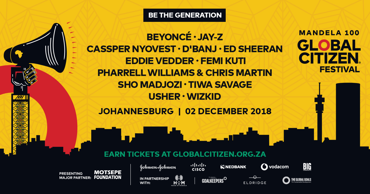 Global Citizen Festival is Coming To South Africa!! The Little Guru
