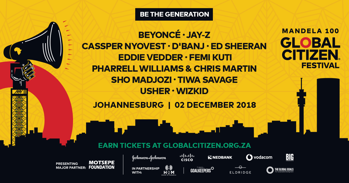 Global Citizen Festival is Coming To South Africa!! - The Little Guru