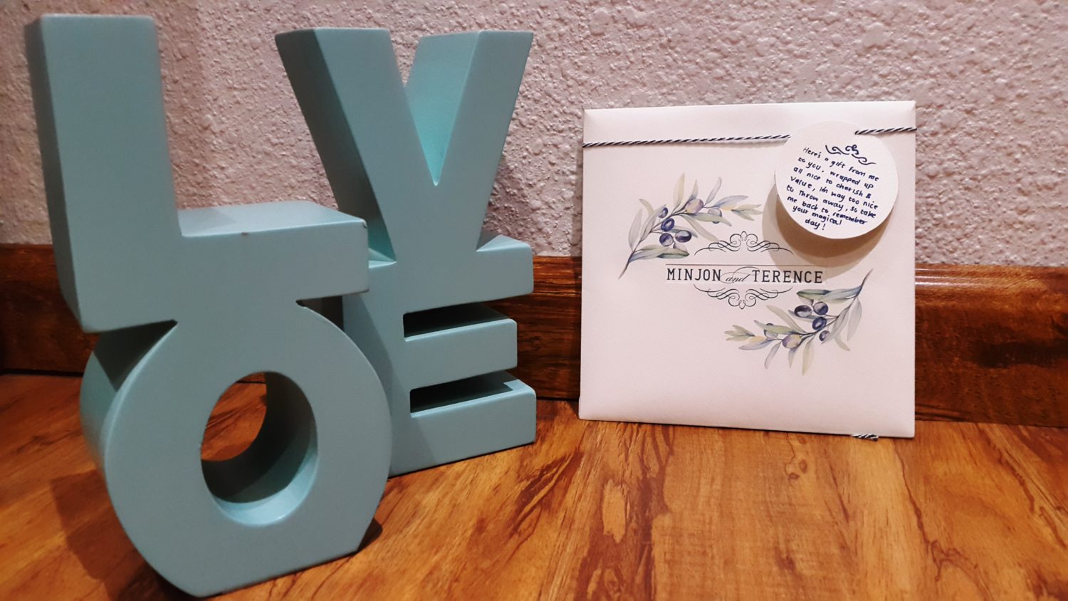 Recycled DIY Wedding Invitation