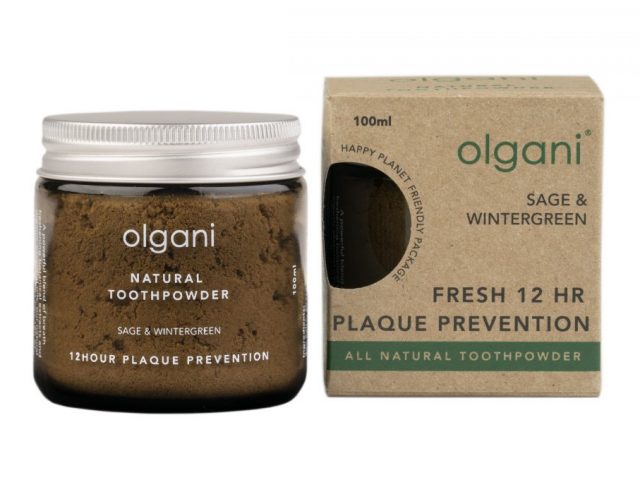 Olgani Sage & Wintergreen All Natural Toothpowder- Oral Hygiene