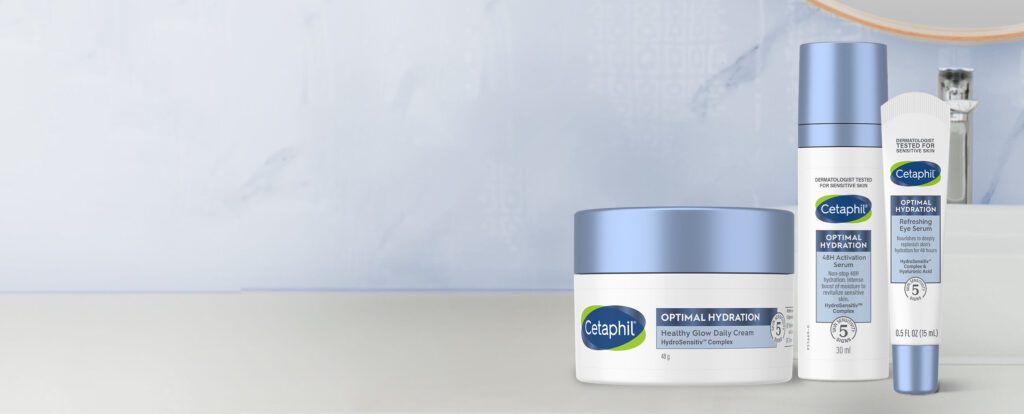 CETAPHIL SA Website Banners Ranges Optimal Hydration Images 2600x1050 02 2023
