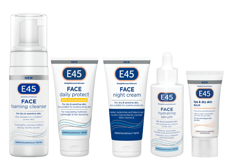 E45'S NEW FACE CARE RANGE